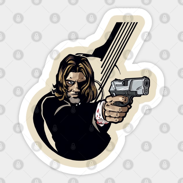 El Mariachi Sticker by ActionNate